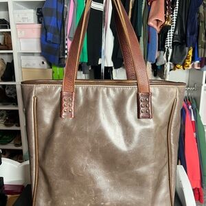 Consuela Tote Bag - Brown leather